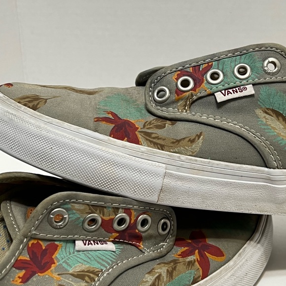 Vans Chima Ferguson Sydney Pro Limited edition gray floral pattern EC sz 8 - Picture 10 of 12